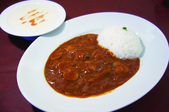 笄軒『和牛ハヤシライスとビシソワーズスープ』