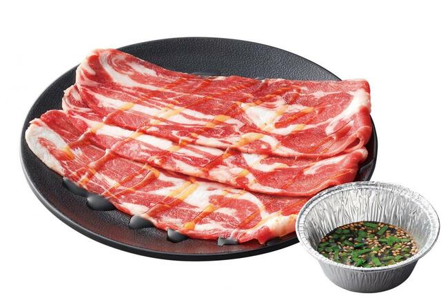 「北海道ソラチのタレ　ラム焼しゃぶ」＜490円/税込539円＞【焼肉きんぐの冬期間限定「北海道フェア」】