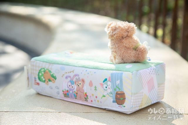 「ダッフィーたちのかくれんぼ」ティッシュボックスカバー