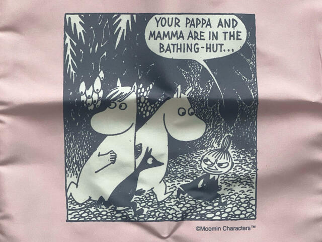 フロントにはムーミンたちのかわいいイラストが♪