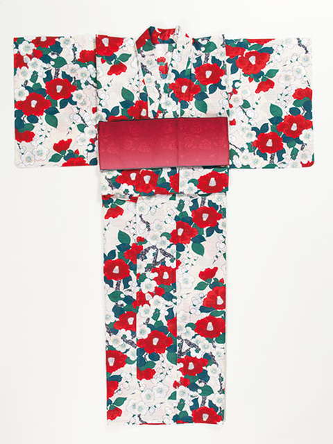 浴衣（岡重）、帯（アールユー）