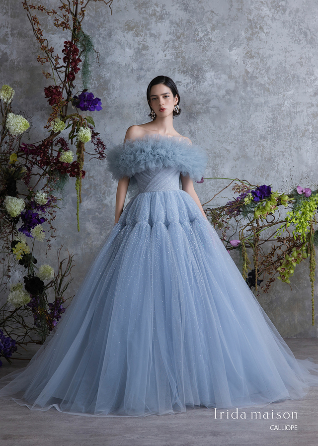 クラウディア|「Irida maison(イリーダメゾン)」新作ウェディングドレス|IM-0044_Blue