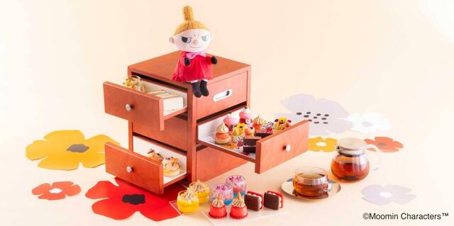「リトルミイのアフタヌーンティー」　イメージ【ヒルトン大阪「スイーツビュッフェ ～ムーミン谷のティーパーティー～」】