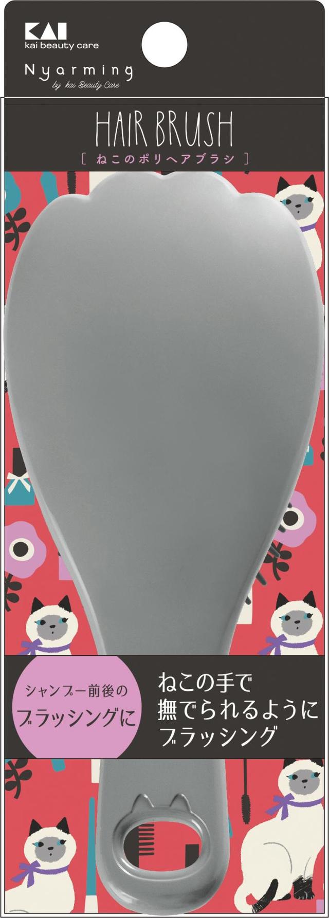 ねこのヘアブラシ