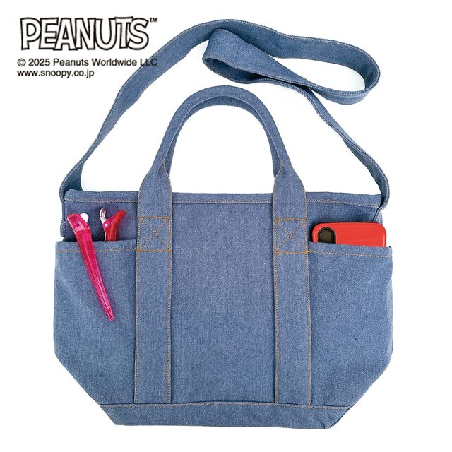 デニム刺繍トート「スヌーピー」