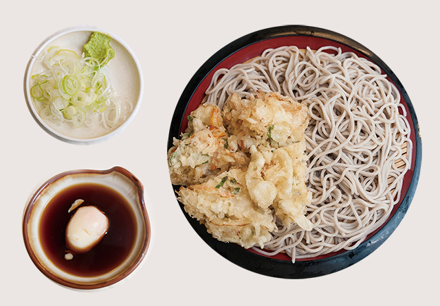 そば処 かめや 神田東口店／天玉せいろ　420円