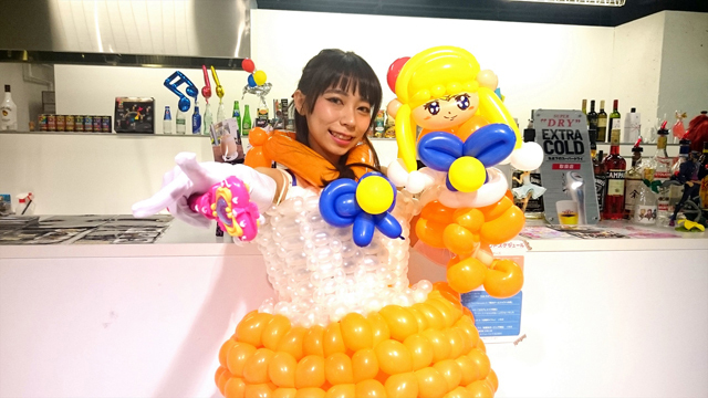 バルーンだけでつくった「セーラーヴィーナス」