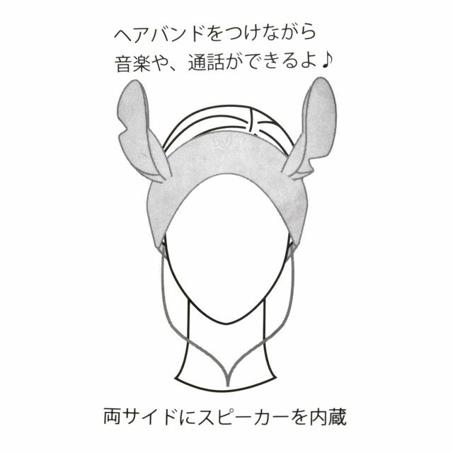 ヘアバンドフォン 3850円