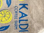 【カルディ　レモンバッグ】「KALDI COFFEE FARM」のロゴ入り