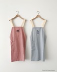 【SM2×セサミストリート】【SESAME STREET meets Samansa Mos2 home’s】「刺繍エプロン」カラー:レッド/ブルー、価格:¥6,600/大きめのポケット付きで実用性も◎
