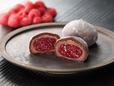 「ラズベリーの福」ラズベリーの果肉のプチプチとした食感も楽しい