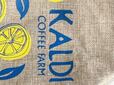 【カルディ　レモンバッグ】「KALDI COFFEE FARM」のロゴ入り