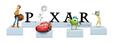 A賞 ピクサーキャラクターズ＆ピクサーロゴ フィギュアセット｜Happyくじ／PIXAR 2025