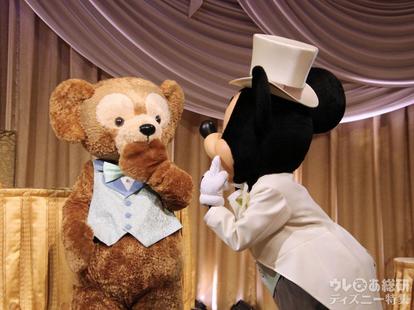 Disney ダッフィーシェリーメイ ウェディング ペア Sサイズ 白