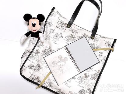 Disney ディズニー スケッチ複製 Mickey＆Pluto 2枚セット 東京ディズニーリゾート】通勤通学にもオススメ! “鉛筆スケッチ