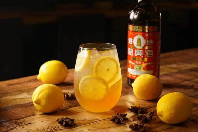 「紹興酒」を使ったレモンサワー