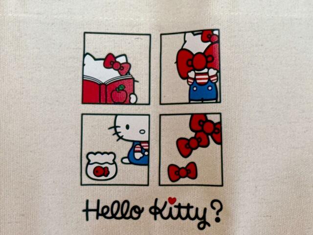 キティちゃんの毎日が描かれたキュートなデザイン!