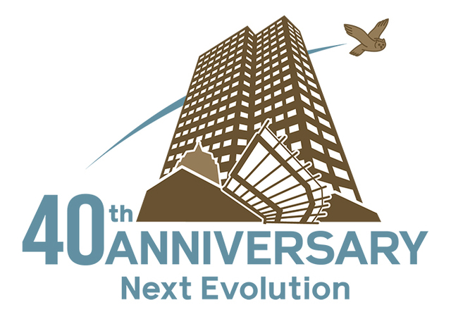 ホテルメトロポリタン40周年の印象的なビジュアル