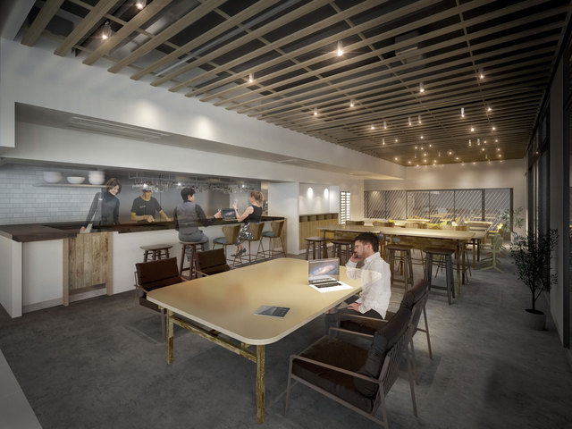 渋谷キャスト1Fカフェ　下町リアルティ(株)