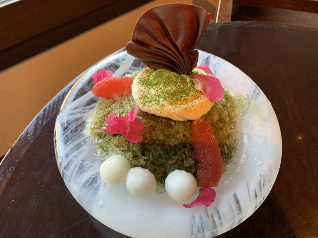 「かき氷　淡雪 抹茶」（1,650円）