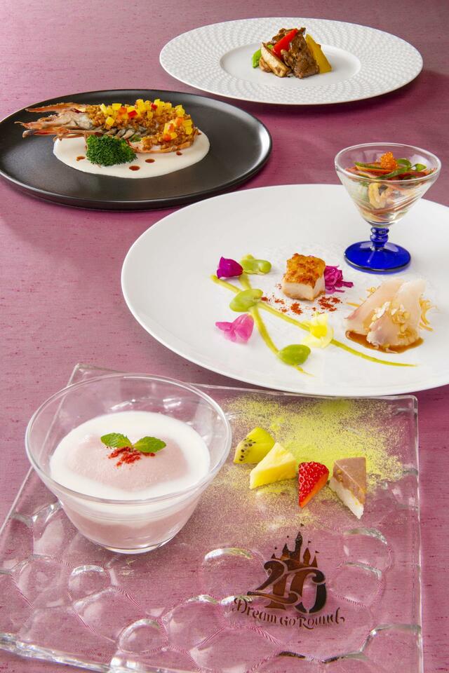 シルクロードガーデン 東京ディズニーリゾート40周年“ドリームゴーラウンド”ランチコース4月10日～6月30日