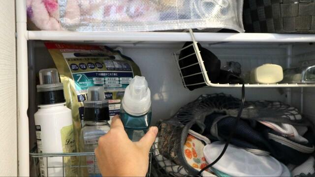 【ニトリ 洗濯機ラック】AFTER。タオルや洗剤も取り出しやすく現状を把握しやすい位置になりました！