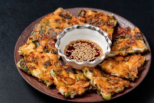 九条葱のチヂミ