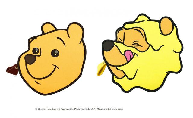 くまのプーさん　フェイスポーチ