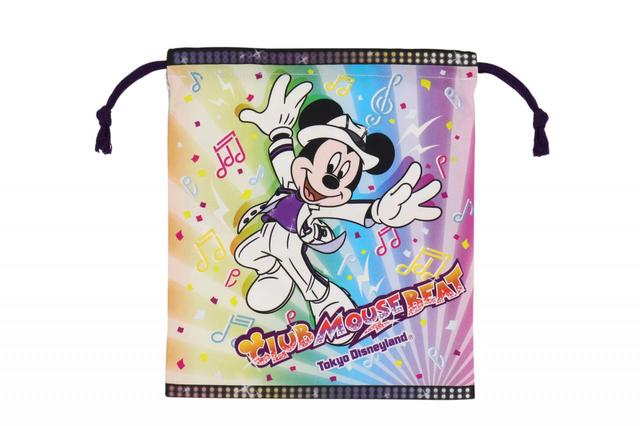 きんちゃく 850円|縦約23×横約20cm|東京ディズニーランド「クラブマウスビート」グッズ