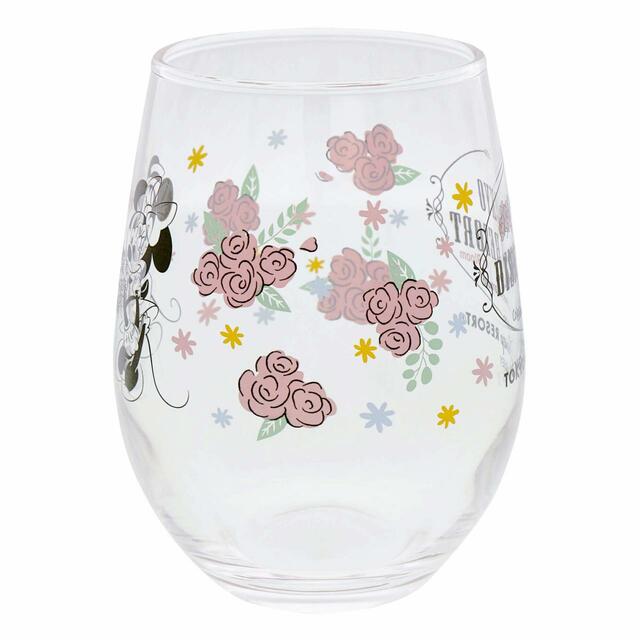 グラス 1,200円｜東京ディズニーリゾート「花咲き誇るパークを満喫するミッキーたちが描かれたグッズ」｜販売店舗：東京ディズニーランド「ホームストア」、東京ディズニーシー「ヴィラ・ドナルド・ホームショップ」｜発売日：2024年4月25日（木）