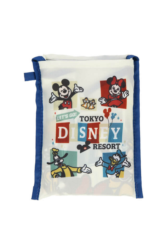 ショッピングバッグ 1,600円|東京ディズニーリゾート 満面のスマイルのミッキーたちがデザインされたグッズ|販売店舗:東京ディズニーランド「グランドエンポーリアム」、東京ディズニーシー「フィガロズ・クロージアー」|発売日:2024年4月25日(木)