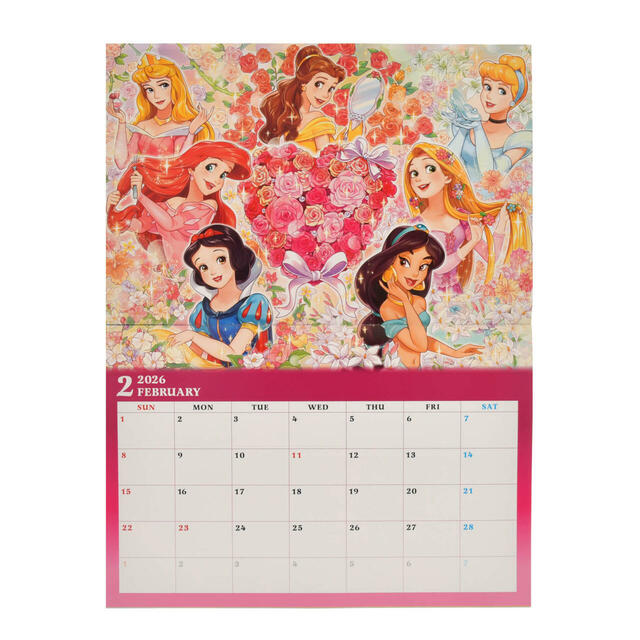 ディズニーキャラクター 壁掛けカレンダー CALENDAR&ORGANIZER 2026 2,200円