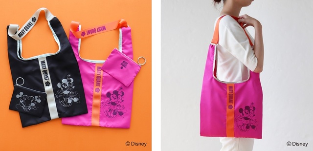 エコバッグ ￥4,180｜MARY QUANT ディズニー100周年「ミッキーマウス＆ミニーマウス」スペシャルデザイン