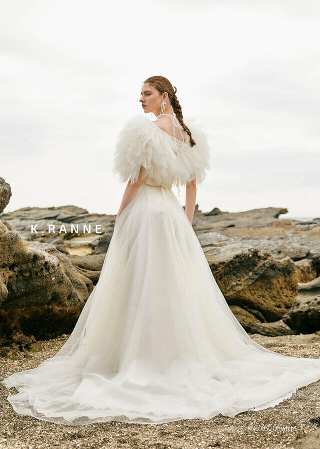 クラウディア｜「K.RANNE-クランネ-」新作ウェディングドレス｜KNE0050_Offwhite