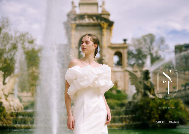 クラウディア｜「ST（サチコツツイ）」新作ウェディングドレス｜STB0010_Offwhite
