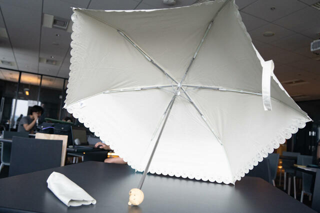 プーさん 折りたたみ傘 晴雨兼用 SHINY DAY 4,200円