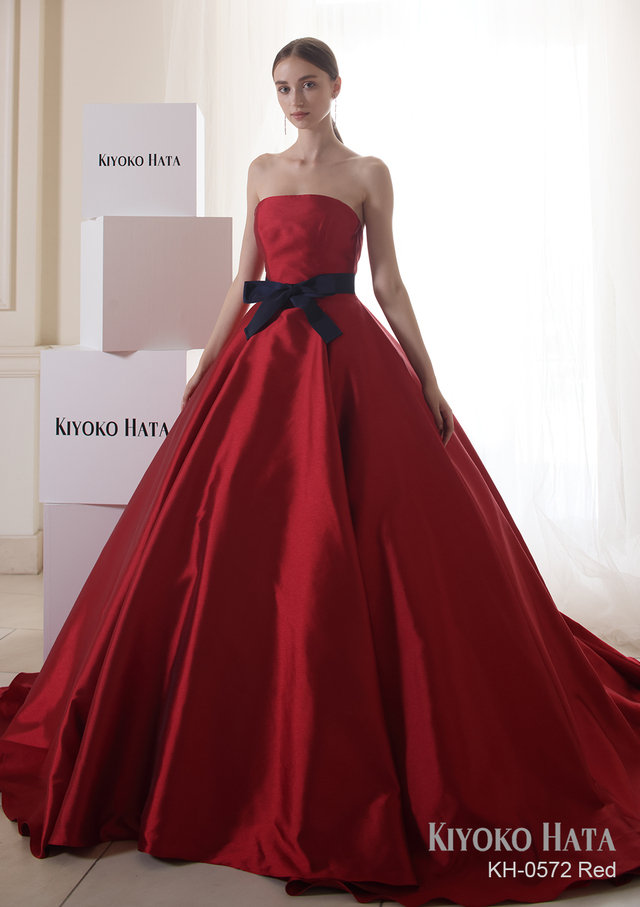 【KIYOKO HATA キヨコハタ】新作ウェディングドレス：KH-0572_Red