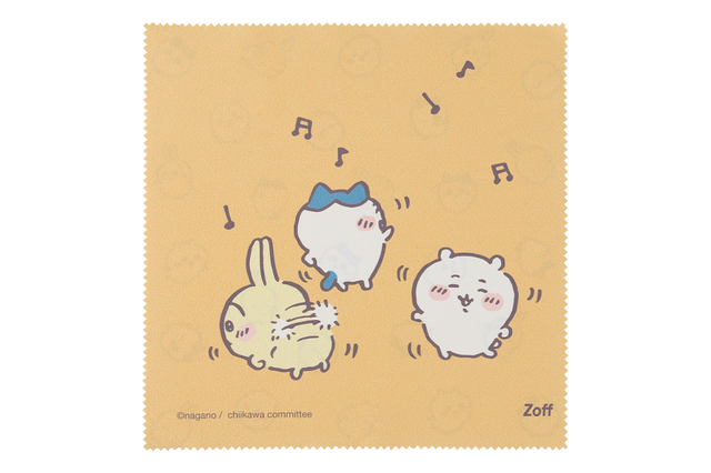 【Zoff×ちいかわ】ちいかわメガネ拭き（オレンジ）900円（税込）