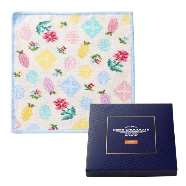 40周年記念 フェイラーハンカチ・生チョコレートセットA 【公式オンラインショップ限定】【新商品】【期間・数量限定】