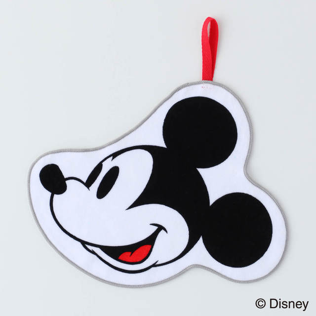 【UCHINO TOUCH】FRIENDSﾀﾞｲｶｯﾄ_ミッキー　約29×24cm/ 1,500円（税抜）