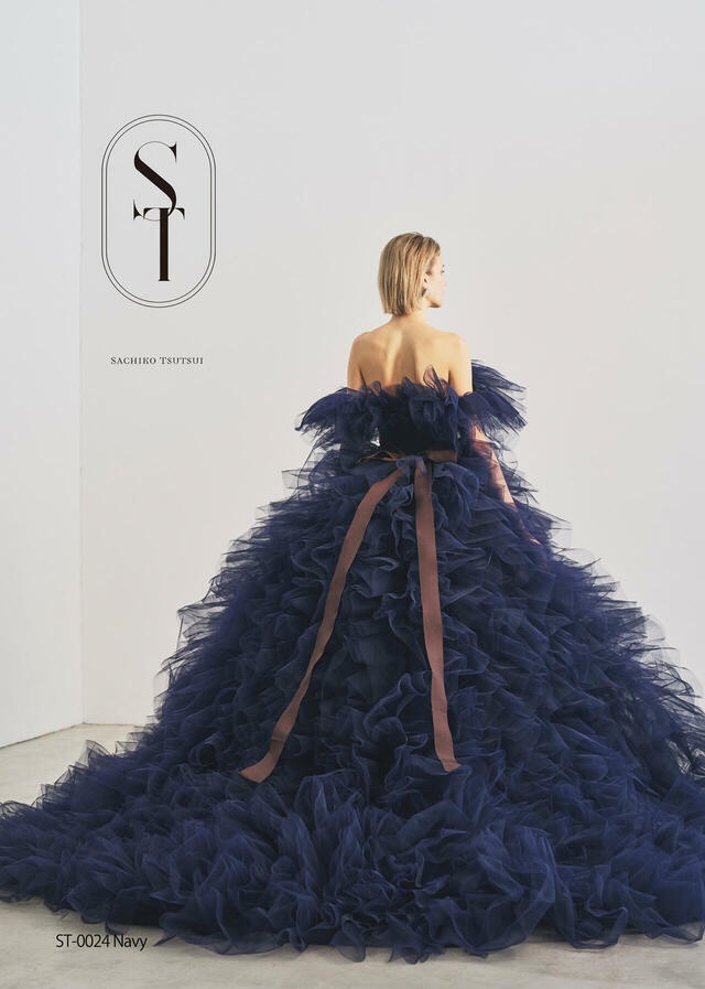 【クラウディア】ST新作ウェディングドレス｜ST-0024_Navy