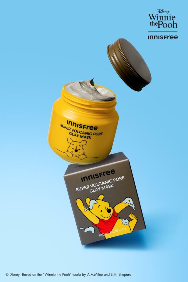 スーパーヴォルカニック ポア クレイマスク 100ｍL 1,950円｜イニスフリー ディズニー「くまのプーさん」限定コレクション