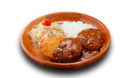 メンチカツカリーディッシュ（ハンバーグなし） 1,110円（税込）