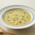オーツ麦のリゾット　コーンといんげん