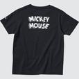 KIDS モノクローム ミッキーマウス アート バイ ジョシュア・ヴィーダス UT グラフィックTシャツ（半袖）