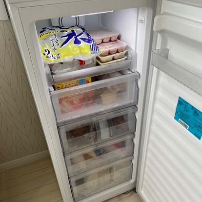 新品】冷凍庫 60L 大容量 スリム 小型 セカンド冷凍庫 2台目 冷凍食品