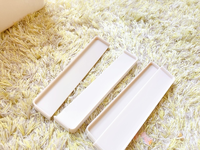 【3COINS ツールボックス】つけ外し自由な仕切り板が4枚付属しています