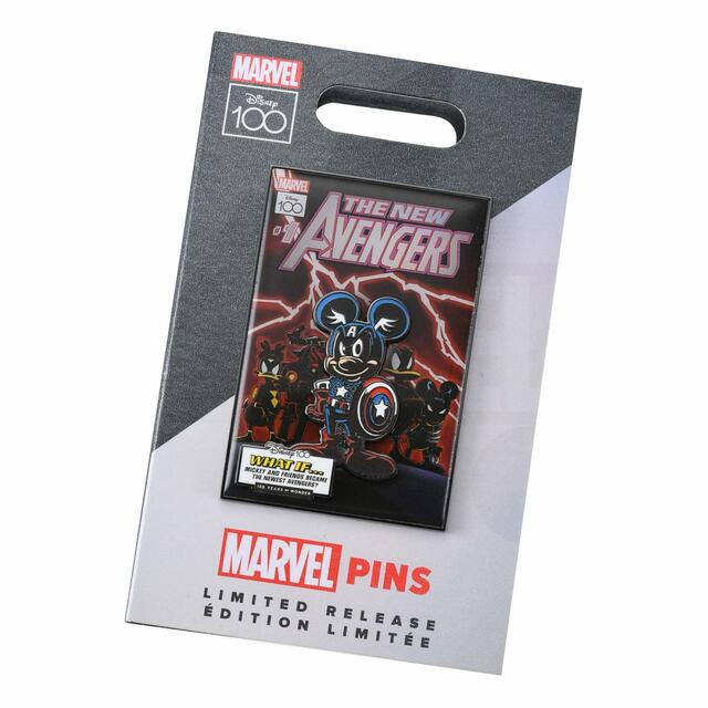 マーベル ミッキー&フレンズ ピンバッジ The New Avengers Disney100 special MARVEL comic cover series 2,090円