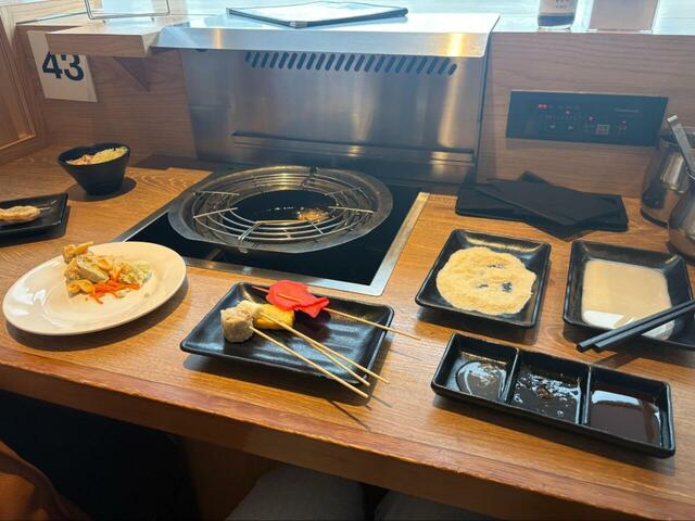 【くし葉 食べ放題】ついついテーブルいっぱいに並べてしまう♪