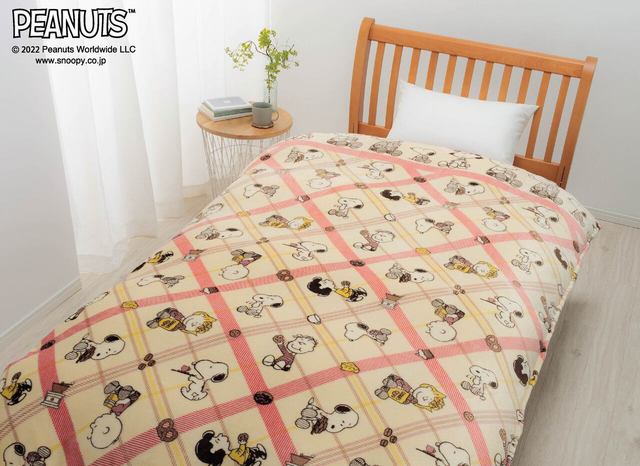 【西川 PEANUTS 掛けふとんカバー（PN2650BD）】7,150円（税込）
